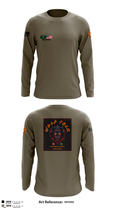 Wolf PAC-🚀🚀🚀 3395688 Long Sleeve Performance Shirt 8
