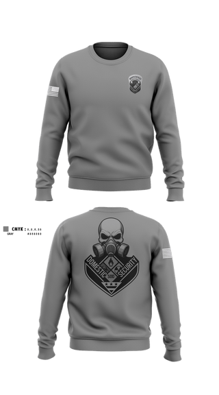 Crew Neck Sweatshirt, Domestic Security Operations, Police, Teamtime, Team time, sublimation, custom sports apparel, team uniforms, spirit wear, spiritwear, sports uniforms, custom shirts, team store, custom team store, fundraiser sports, apparel fundraiser