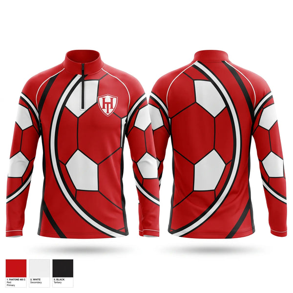Quarter Zip Jacket, Trojans, Men's Soccer, Teamtime, Team time, sublimation, custom sports apparel, team uniforms, spirit wear, spiritwear, sports uniforms, custom shirts, team store, custom team store, fundraiser sports, apparel fundraiser