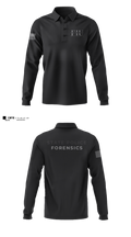 FORENSIC IDENTIFICATION UNIT Long Sleeve Performance Polo - 3
