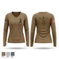 NMCB THREE 40013716 Women's Long Sleeve V-neck Shirt - 1
