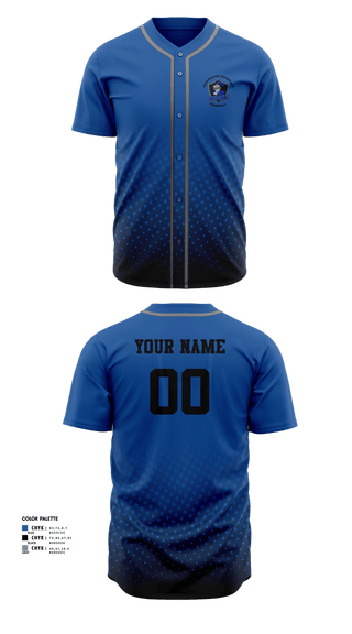 Full Button Baseball Jersey, Inspiration Mountain Knights, Baseball, Teamtime, Team time, sublimation, custom sports apparel, team uniforms, spirit wear, spiritwear, sports uniforms, custom shirts, team store, custom team store, fundraiser sports, apparel fundraiser