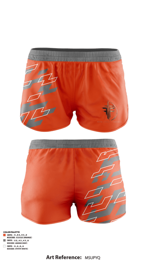 Track Shorts, Faith family footbal, , Teamtime, Team time, sublimation, custom sports apparel, team uniforms, spirit wear, spiritwear, sports uniforms, custom shirts, team store, custom team store, fundraiser sports, apparel fundraiser