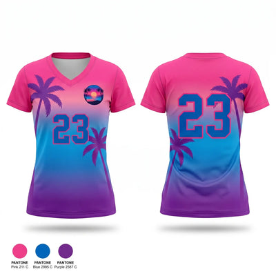 Legends Women's Short Sleeve V-neck Shirt - 1