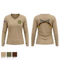 210 MP BN Women's Long Sleeve V-neck Shirt - 1