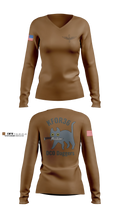 DCO Daggers Women's Long Sleeve V-neck Shirt - 3