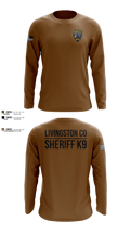 Livingston Co Sheriff K9 Long Sleeve Performance Shirt - 5