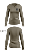 Dco 1/37 AR 94942045 Women's Long Sleeve V-neck Shirt - 102