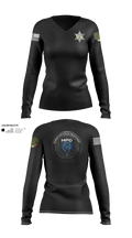 Manhattan Police Department 19421208 Women's Long Sleeve V-neck Shirt - 150