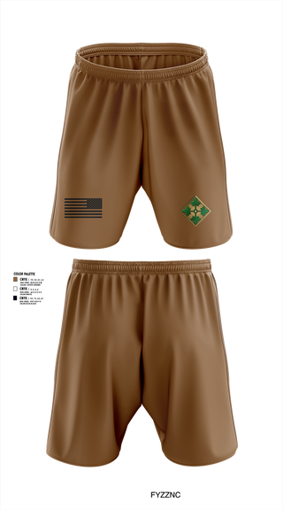 Athletic Shorts With Pockets, 4th infantry division, Army, Teamtime, Team time, sublimation, custom sports apparel, team uniforms, spirit wear, spiritwear, sports uniforms, custom shirts, team store, custom team store, fundraiser sports, apparel fundraiser