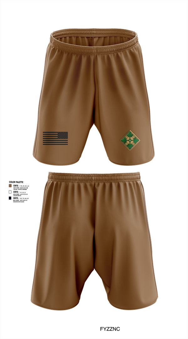 Athletic Shorts With Pockets, 4th infantry division, Army, Teamtime, Team time, sublimation, custom sports apparel, team uniforms, spirit wear, spiritwear, sports uniforms, custom shirts, team store, custom team store, fundraiser sports, apparel fundraiser