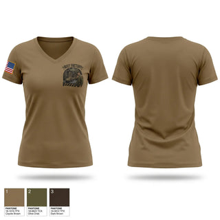 Womens Short Sleeve Vneck Shirt, Auburn Recruiting, Army, Teamtime, Team time, sublimation, custom sports apparel, team uniforms, spirit wear, spiritwear, sports uniforms, custom shirts, team store, custom team store, fundraiser sports, apparel fundraiser