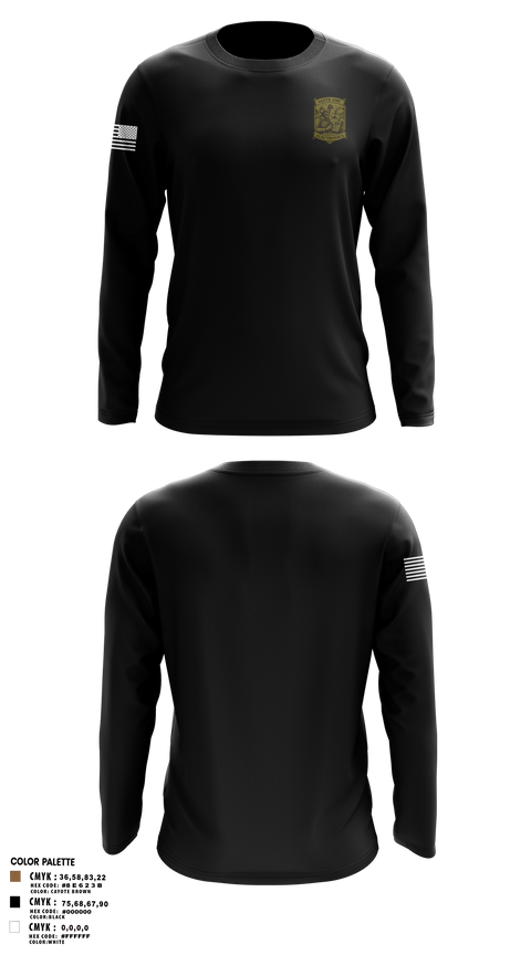 Long Sleeve Performance Shirt, 665th SMC, Army, Teamtime, Team time, sublimation, custom sports apparel, team uniforms, spirit wear, spiritwear, sports uniforms, custom shirts, team store, custom team store, fundraiser sports, apparel fundraiser