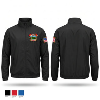 Windbreaker, Pittman center Volunteer fire department, Fire Department, Teamtime, Team time, sublimation, custom sports apparel, team uniforms, spirit wear, spiritwear, sports uniforms, custom shirts, team store, custom team store, fundraiser sports, apparel fundraiser