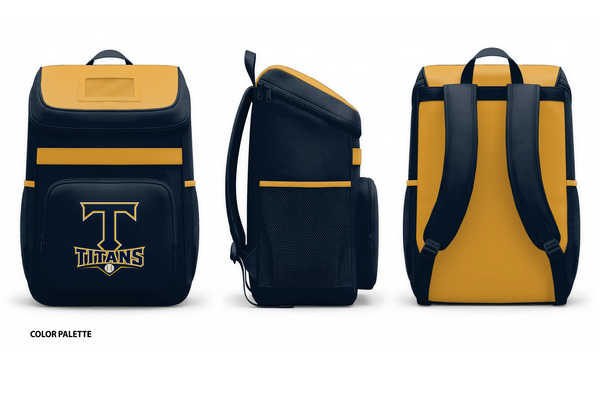 Gear Bag, Titans, Baseball, Teamtime, Team time, sublimation, custom sports apparel, team uniforms, spirit wear, spiritwear, sports uniforms, custom shirts, team store, custom team store, fundraiser sports, apparel fundraiser