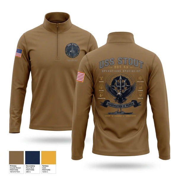 Windbreaker, USS STOUT OI, Navy, Teamtime, Team time, sublimation, custom sports apparel, team uniforms, spirit wear, spiritwear, sports uniforms, custom shirts, team store, custom team store, fundraiser sports, apparel fundraiser