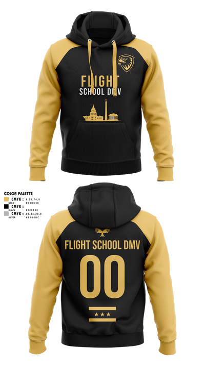 Flight School DMV 10889995 Hoodie - 1