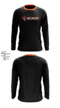 Carson Valley Wildcats Long Sleeve Performance Shirt - 3