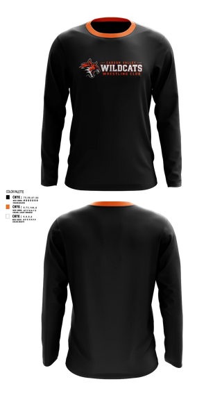 Long Sleeve Performance Shirt, Carson Valley Wildcats, Wrestling, Teamtime, Team time, sublimation, custom sports apparel, team uniforms, spirit wear, spiritwear, sports uniforms, custom shirts, team store, custom team store, fundraiser sports, apparel fundraiser