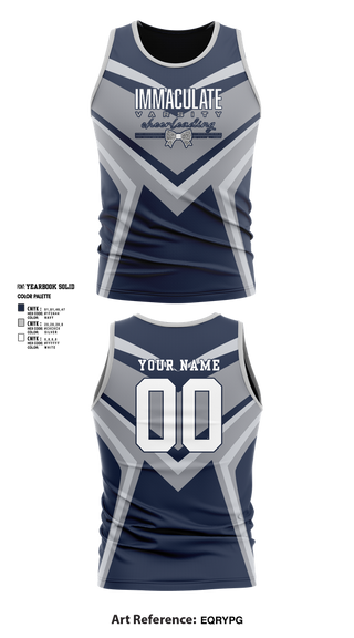 Tank Top, Immaculate Cheer, Cheer, Teamtime, Team time, sublimation, custom sports apparel, team uniforms, spirit wear, spiritwear, sports uniforms, custom shirts, team store, custom team store, fundraiser sports, apparel fundraiser