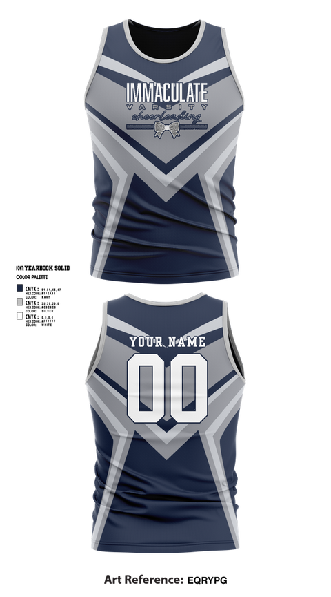 Tank Top, Immaculate Cheer, Cheer, Teamtime, Team time, sublimation, custom sports apparel, team uniforms, spirit wear, spiritwear, sports uniforms, custom shirts, team store, custom team store, fundraiser sports, apparel fundraiser