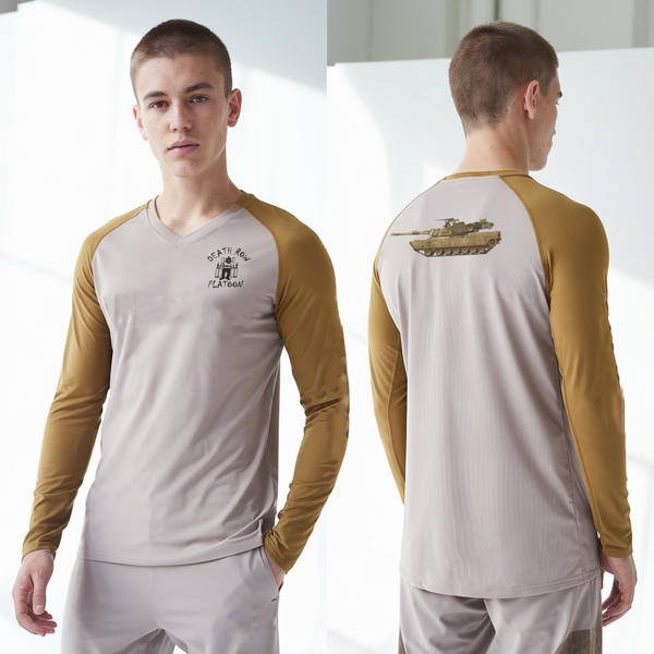 Long Sleeve Performance Shirt, Death Row Platoon, Tomahawk Troop, 5/4 CAV, 2ABCT, 1ID, , Teamtime, Team time, sublimation, custom sports apparel, team uniforms, spirit wear, spiritwear, sports uniforms, custom shirts, team store, custom team store, fundraiser sports, apparel fundraiser