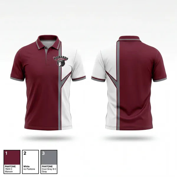 Short Sleeve Performance Polo, St. Richard’s Bulldogs, Baseball, Teamtime, Team time, sublimation, custom sports apparel, team uniforms, spirit wear, spiritwear, sports uniforms, custom shirts, team store, custom team store, fundraiser sports, apparel fundraiser