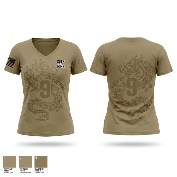 Womens Short Sleeve Vneck Shirt, 4th Battalion 9th Infantry Regiment, Army, Teamtime, Team time, sublimation, custom sports apparel, team uniforms, spirit wear, spiritwear, sports uniforms, custom shirts, team store, custom team store, fundraiser sports, apparel fundraiser