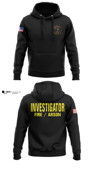 Hoodie, Gaston County Emergency Management and Fire Services, Fire Department, Teamtime, Team time, sublimation, custom sports apparel, team uniforms, spirit wear, spiritwear, sports uniforms, custom shirts, team store, custom team store, fundraiser sports, apparel fundraiser