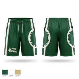 Mens Basketball Shorts, Garces Memorial, Men's Basketball, Teamtime, Team time, sublimation, custom sports apparel, team uniforms, spirit wear, spiritwear, sports uniforms, custom shirts, team store, custom team store, fundraiser sports, apparel fundraiser