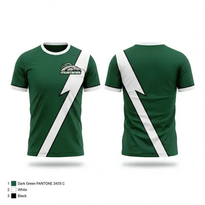Lady Mustangs 21976044 Short Sleeve Performance Shirt - 2
