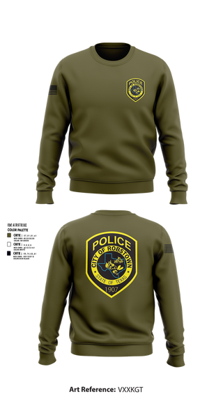 Crew Neck Sweatshirt, Robstown police department, , Teamtime, Team time, sublimation, custom sports apparel, team uniforms, spirit wear, spiritwear, sports uniforms, custom shirts, team store, custom team store, fundraiser sports, apparel fundraiser