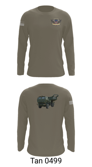 Long Sleeve Performance Shirt, 182nd Field Artillery, Army, Teamtime, Team time, sublimation, custom sports apparel, team uniforms, spirit wear, spiritwear, sports uniforms, custom shirts, team store, custom team store, fundraiser sports, apparel fundraiser