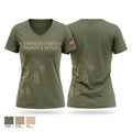 Comanche County Sheriffs Office Women's Short Sleeve V-neck Shirt - 1