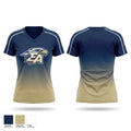 Everett Alvarez Eagles 10380799 Women's Short Sleeve V-neck Shirt - 1
