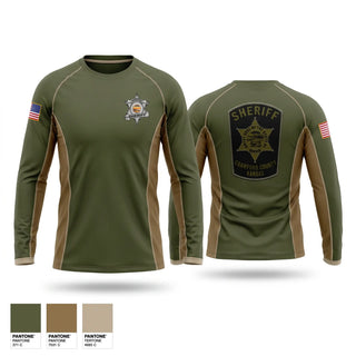 Long Sleeve Performance Shirt, Crawford County Sheriffs office, Police, Teamtime, Team time, sublimation, custom sports apparel, team uniforms, spirit wear, spiritwear, sports uniforms, custom shirts, team store, custom team store, fundraiser sports, apparel fundraiser