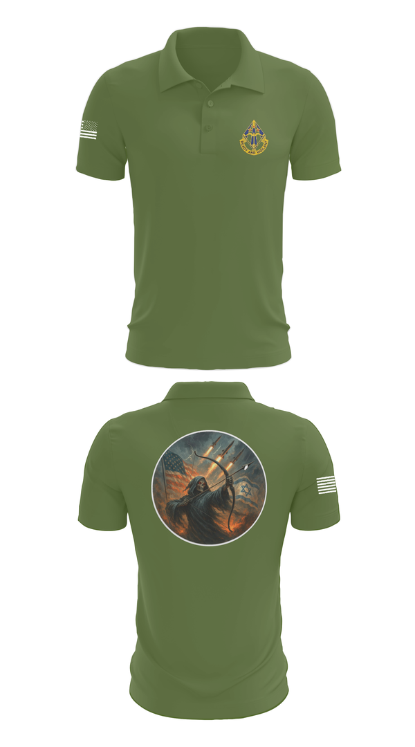 Short Sleeve Performance Polo, HHB, 31st ADA BDE, , Teamtime, Team time, sublimation, custom sports apparel, team uniforms, spirit wear, spiritwear, sports uniforms, custom shirts, team store, custom team store, fundraiser sports, apparel fundraiser