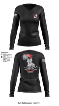 58th CEC-A Women's Long Sleeve V-neck Shirt - 18