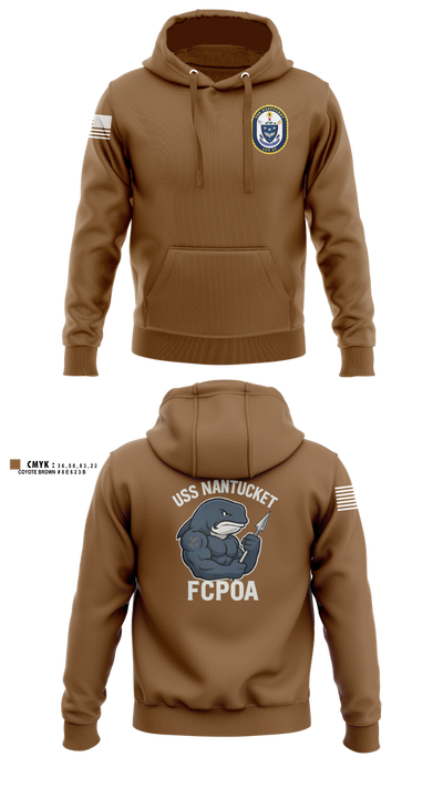 USS NANTUCKET LCS 27 Hoodie - 6