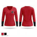 Ramstad Rockets 35149444 Women's Long Sleeve V-neck Shirt - 1