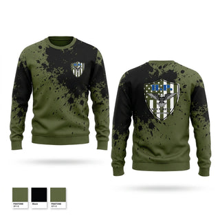 Crew Neck Sweatshirt, High Profile Security, Police, Teamtime, Team time, sublimation, custom sports apparel, team uniforms, spirit wear, spiritwear, sports uniforms, custom shirts, team store, custom team store, fundraiser sports, apparel fundraiser
