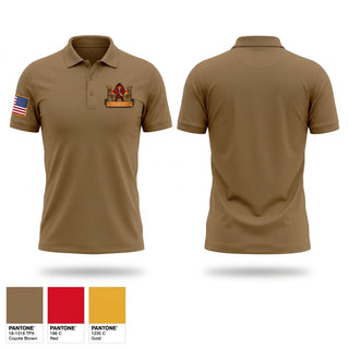 Short Sleeve Performance Polo, Second CEB, Marines, Teamtime, Team time, sublimation, custom sports apparel, team uniforms, spirit wear, spiritwear, sports uniforms, custom shirts, team store, custom team store, fundraiser sports, apparel fundraiser