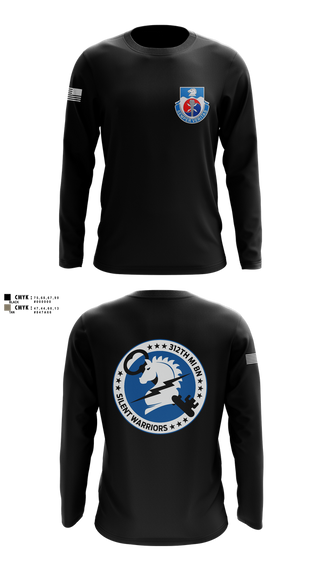 Long Sleeve Performance Shirt, 312th Military Intelligence Battalion, , Teamtime, Team time, sublimation, custom sports apparel, team uniforms, spirit wear, spiritwear, sports uniforms, custom shirts, team store, custom team store, fundraiser sports, apparel fundraiser