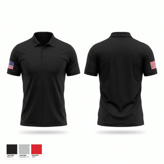 Short Sleeve Performance Polo, Cape Charles Police, Police, Teamtime, Team time, sublimation, custom sports apparel, team uniforms, spirit wear, spiritwear, sports uniforms, custom shirts, team store, custom team store, fundraiser sports, apparel fundraiser