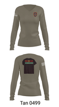 Ridgebury Fire Department 90763461 Women's Long Sleeve V-neck Shirt - 11
