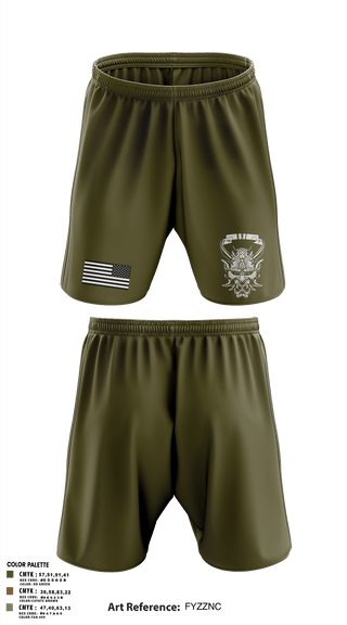 Athletic Shorts With Pockets, 2ND PLATOON ONI, Army, Teamtime, Team time, sublimation, custom sports apparel, team uniforms, spirit wear, spiritwear, sports uniforms, custom shirts, team store, custom team store, fundraiser sports, apparel fundraiser