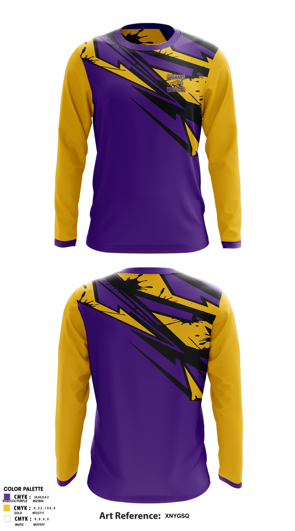Long Sleeve Performance Shirt, Johnson Abernathy Graetz High School Wrestling, Wrestling, Teamtime, Team time, sublimation, custom sports apparel, team uniforms, spirit wear, spiritwear, sports uniforms, custom shirts, team store, custom team store, fundraiser sports, apparel fundraiser