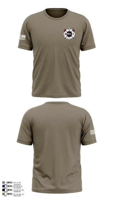 Camp dick fire & rescue Old School Cotton Feel Shirt - 122