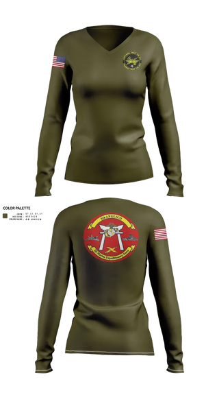Womens Long Sleeve Vneck Shirt, 5th anglico, , Teamtime, Team time, sublimation, custom sports apparel, team uniforms, spirit wear, spiritwear, sports uniforms, custom shirts, team store, custom team store, fundraiser sports, apparel fundraiser