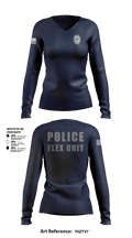 Hendersonville FLEX Team 21025659 Women's Long Sleeve V-neck Shirt - 25